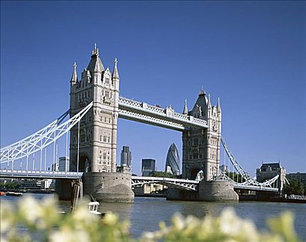 塔桥,泰晤士河,伦敦,英格兰