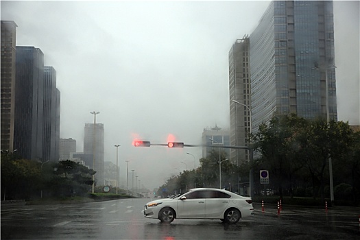 山东省日照市,12号台风,梅花,裹挟风雨来袭,生产生活秩序受影响