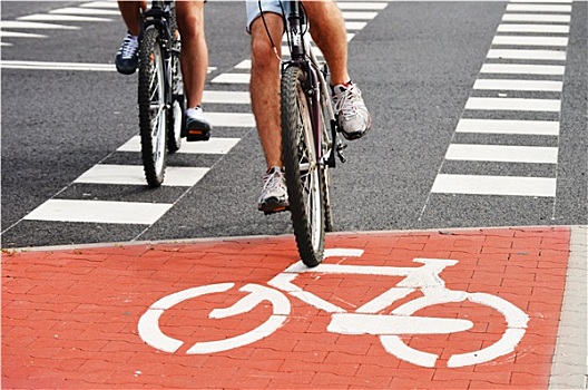 自行车,路标,骑手