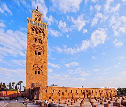 库图比亚清真寺,清真寺,玛拉喀什,摩洛哥