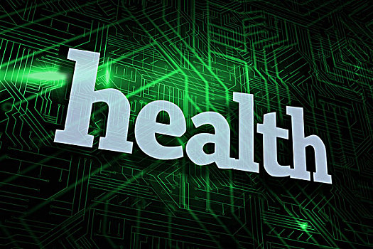 健康,绿色,黑色,电路板