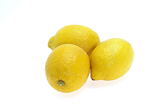 黄色,柠檬,柑橘,水果,白色背景
