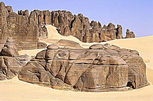 阿尔及利亚,阿哈加尔,砂岩