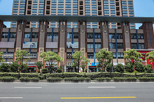 上海,街头,建筑