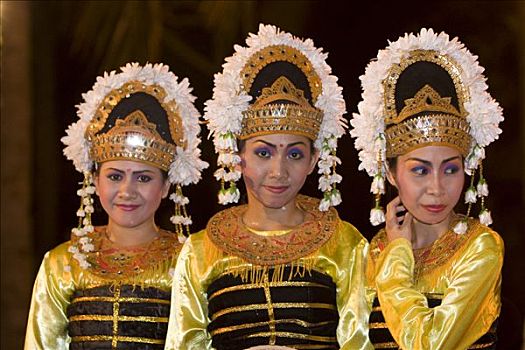 巴厘岛,舞者,表演,跳舞,印度尼西亚