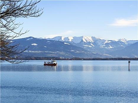 康士坦茨湖,阿尔卑斯山,德国