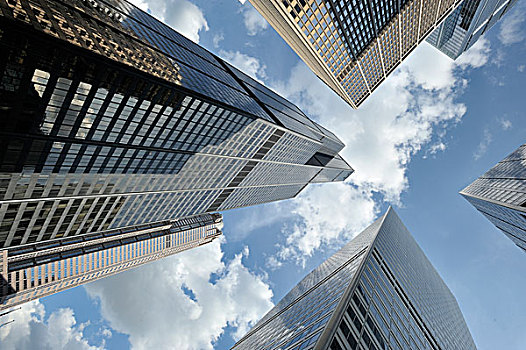 摩天大楼,市区,芝加哥,伊利诺斯,美国