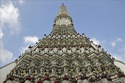 郑王庙,寺庙,黎明,曼谷,泰国,东南亚