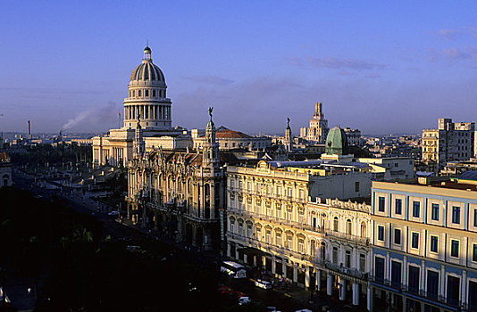 古巴,哈瓦那,剧院,国会大厦建筑