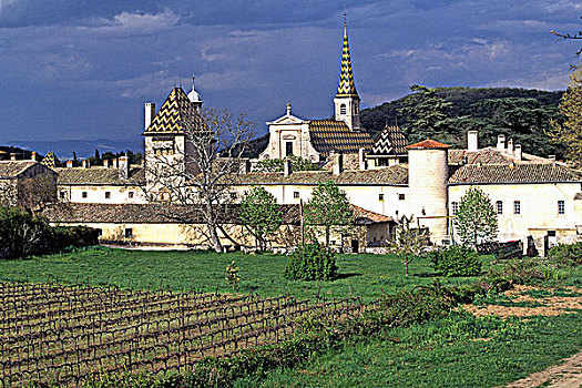 法国,朗格多克-鲁西永大区,卡尔特修道院,区域
