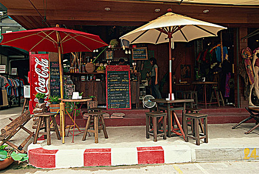 咖啡,周末,市场,曼谷