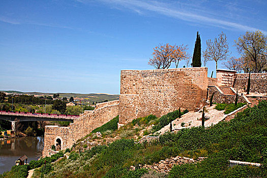 西班牙,托莱多,城墙