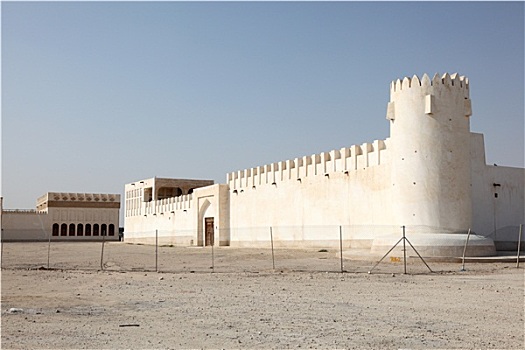 老,堡垒,多哈,卡塔尔,中东