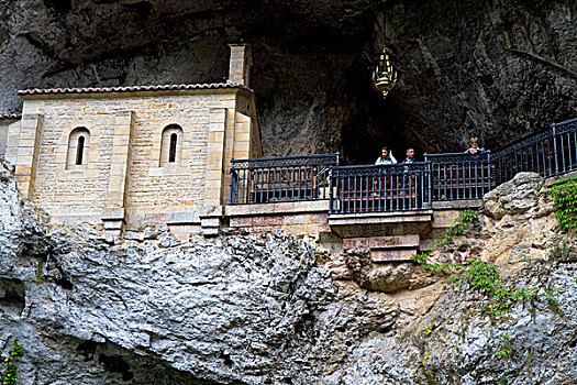 神圣,洞穴,科瓦东加,阿斯图里亚斯,北方,西班牙