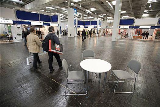 2009年,电脑,缺乏,要求,展厅,货摊,汉诺威,德国