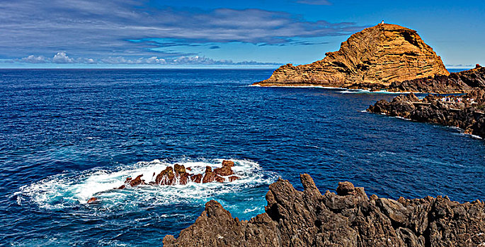 海崖,波尔图,马德拉岛,葡萄牙,欧洲