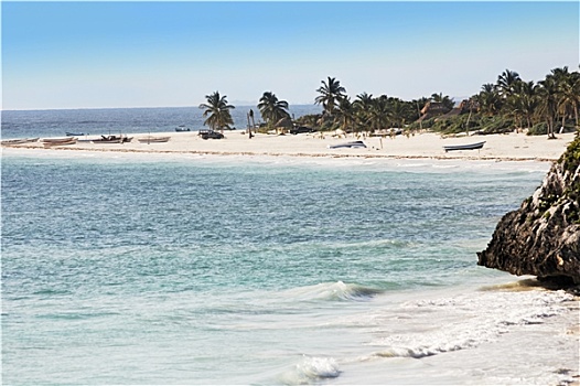 海滩,尤卡坦半岛