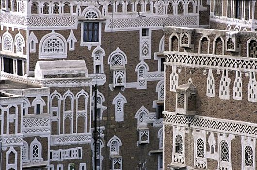 也门,萨那,建筑