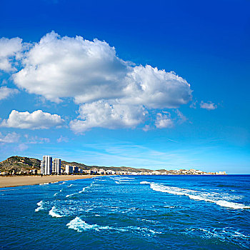 海滩,圣安东尼奥,瓦伦西亚,西班牙