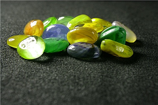 绿色,黄色,彩色,玻璃,石头