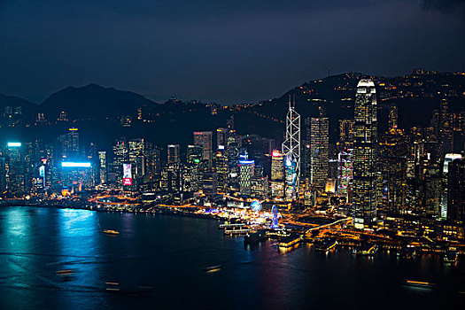 高視角看香港城市景觀