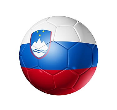 足球,球,斯洛文尼亚,旗帜