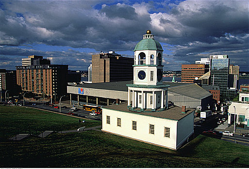 老城,钟表,哈利法克斯,新斯科舍省,加拿大