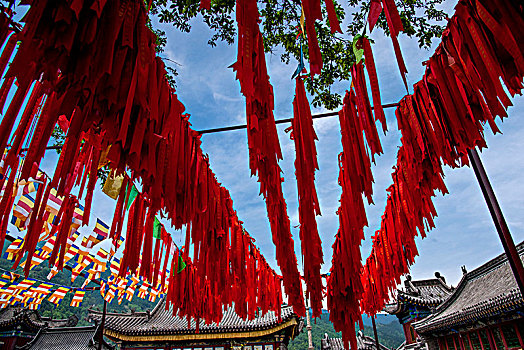 山西忻州市五台山广化寺寺院