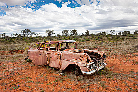 残骸,偏远地区,北领地州,澳大利亚