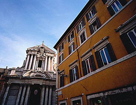 教堂,广场,罗马,意大利