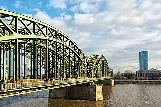 桥,科隆,北莱茵-威斯特伐利亚,德国,欧洲
