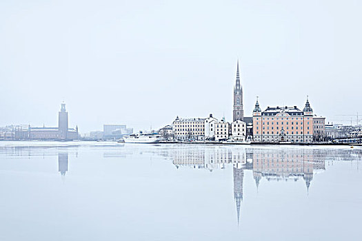 建筑,海上,骑士岛,斯德哥尔摩
