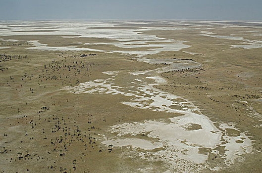 马卡迪卡迪盐沼,卡拉哈里沙漠,博茨瓦纳