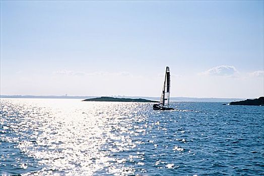 帆船,斯德哥尔摩群岛,瑞典