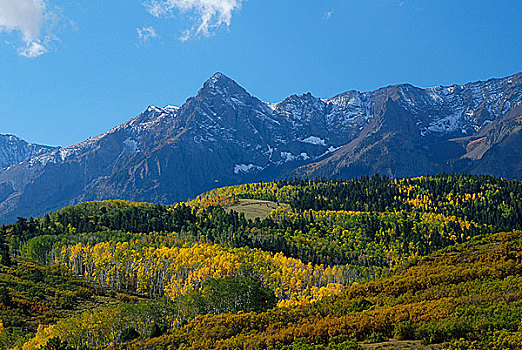 风景,山峦,背景,科罗拉多,落基山脉,美国