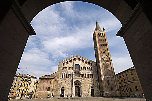 中央教堂,大教堂,洗礼堂,艾米利亚-罗马涅大区,意大利