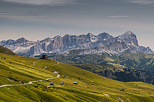 欧洲,意大利,阿尔卑斯山,白云岩,山