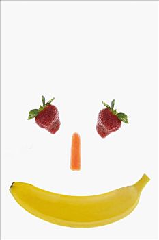 笑脸,水果