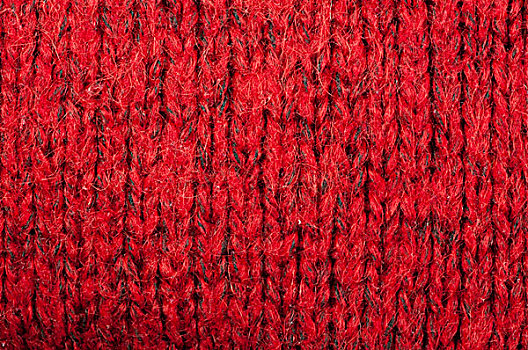 手制,编织,红色背景