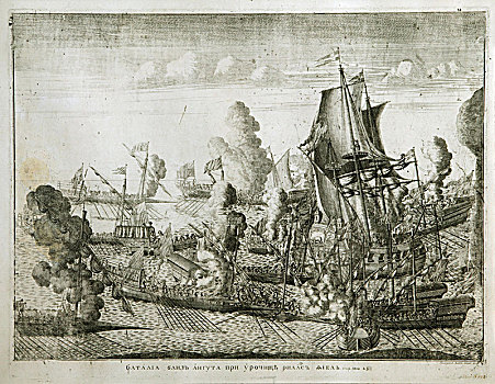 海战,七月,1715年,艺术家