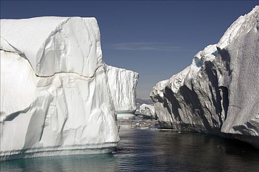 冰山,迪斯科湾,世界遗产,伊路利萨特,雅各布港,格陵兰,丹麦