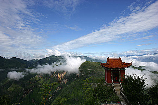 巫溪云台山云台寺钟楼与观音阁