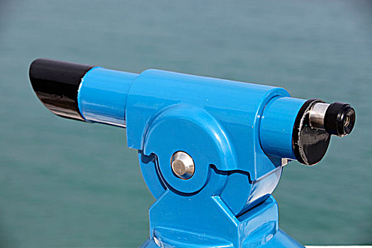 望远镜,散步场所,硬币,双筒望远镜,贝尼多姆,西班牙,欧洲