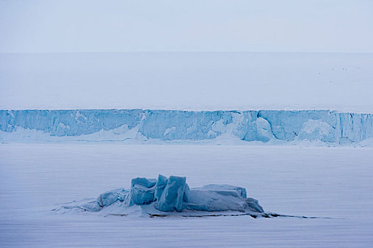 积雪,风景,极地,冰盖,斯瓦尔巴特群岛,挪威