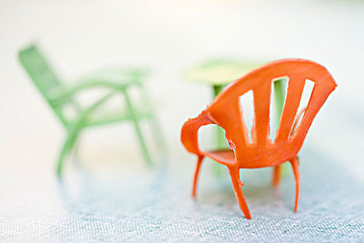 微型,塑料制品,椅子