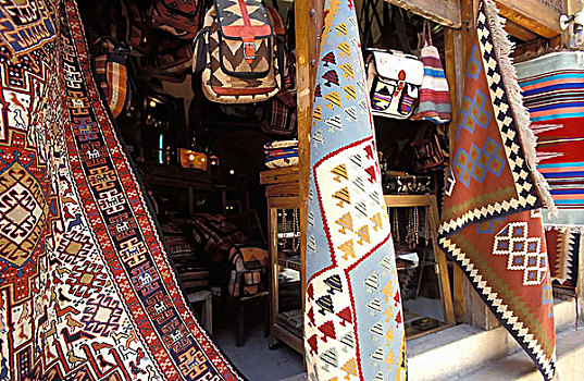 地毯,出售,集市,设拉子,法尔斯,省,伊朗