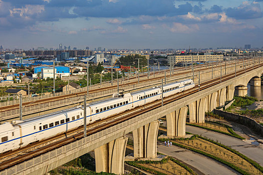 上海,高铁,站台,和谐号,列车