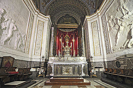 室内,巴勒莫,大教堂,教堂,罗马天主教,西西里,意大利南部
