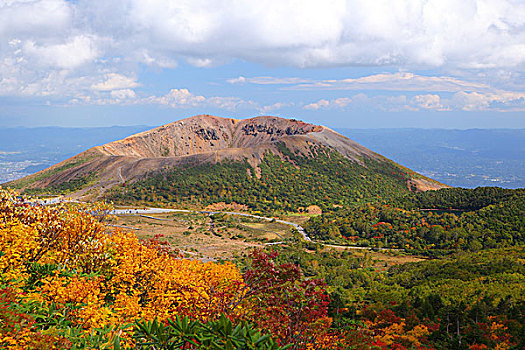 山,色调,秋天