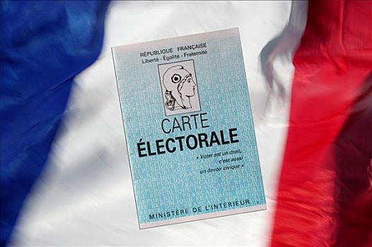 法国,投票,卡
